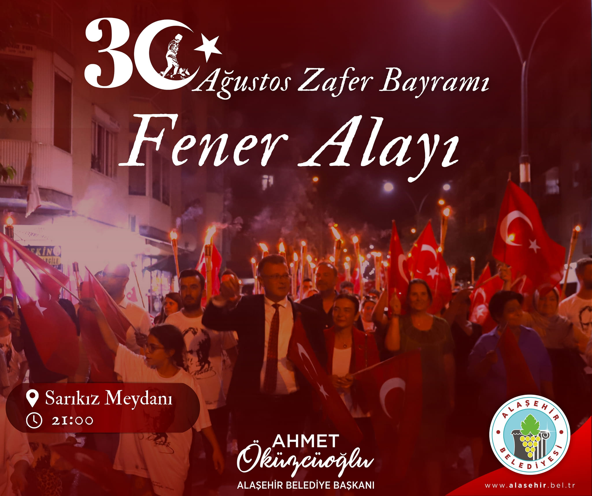 30 Ağustos Zafer Bayramı Fener Alayı 