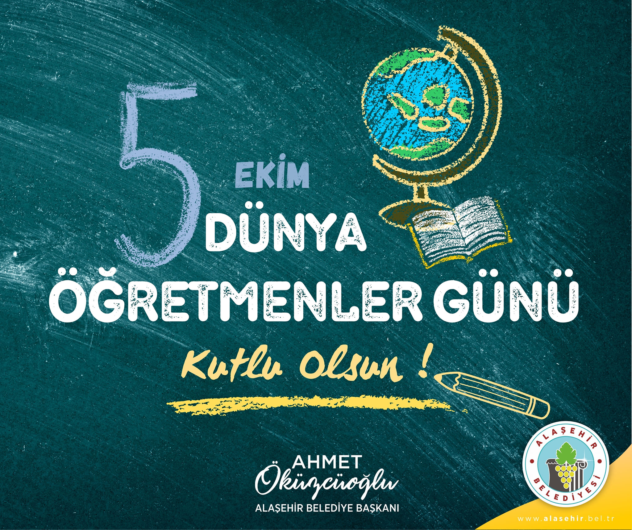 5 Ekim Dünya Öğretmenler Günü Kutlu Olsun